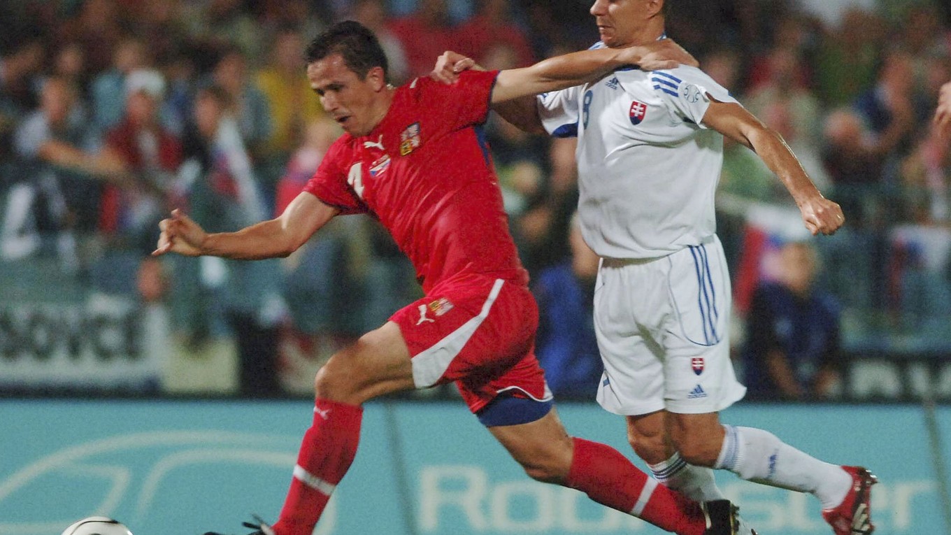 Szilárd Németh (vpravo) je bývalým futbalovým reprezentantom Slovenska.