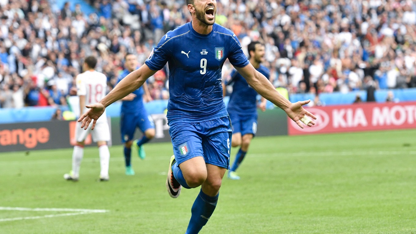 Graziano Pellé reprezentoval Taliansko aj na majstrovstvách Európy vo Francúzsku.