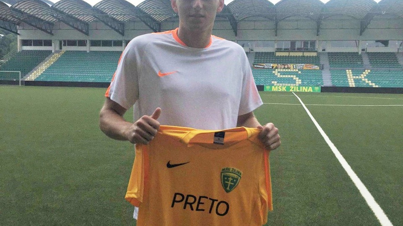 Nová posila MŠK Žilina Filip Kaša. 