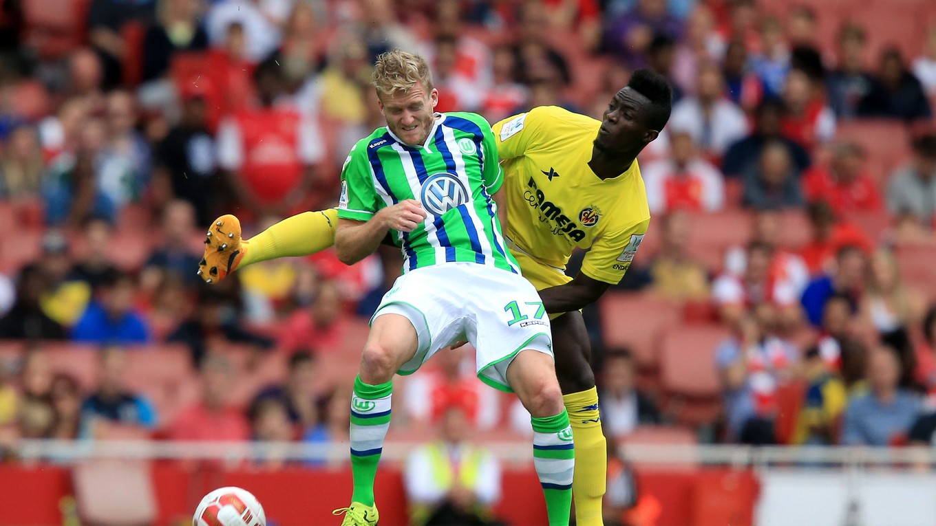 Andre Schürrle (v popredí) ešte v drese Wolfsburgu.