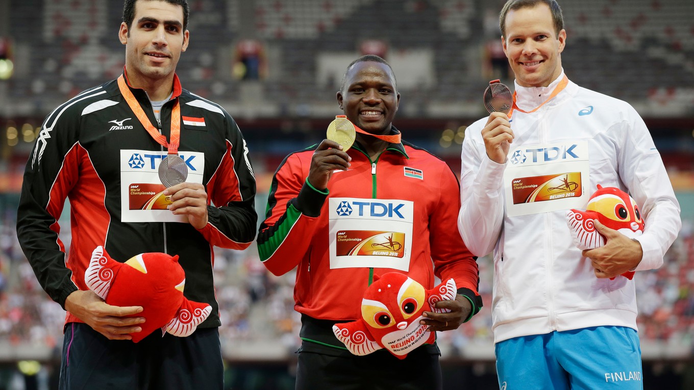 Ihab Ahdelrahman El Sayed (vľavo) je strieborným medailistom z Pekingu.