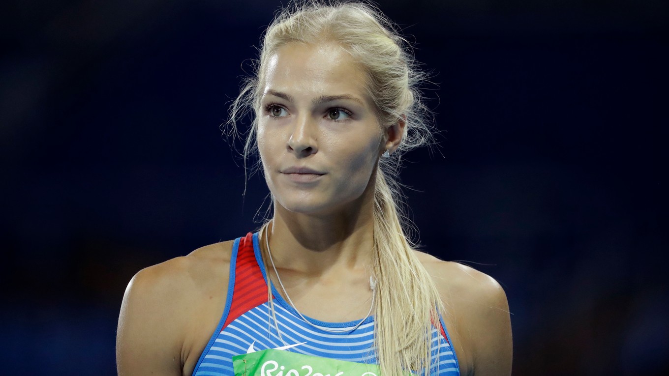 Daria Klišinová bola v Riu jedinou ruskou atlétkou.