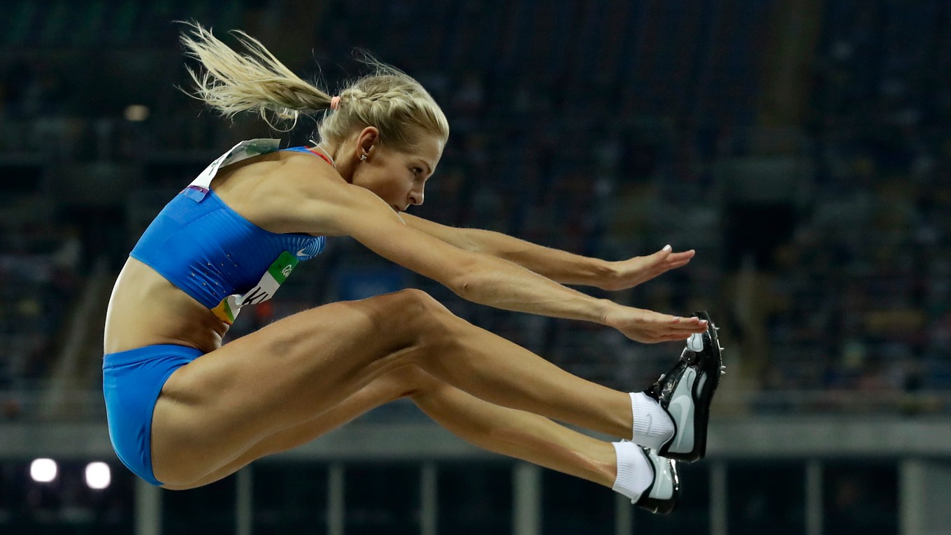 Daria Klišinová štartovala v Riu ako jediná ruská atlétka.