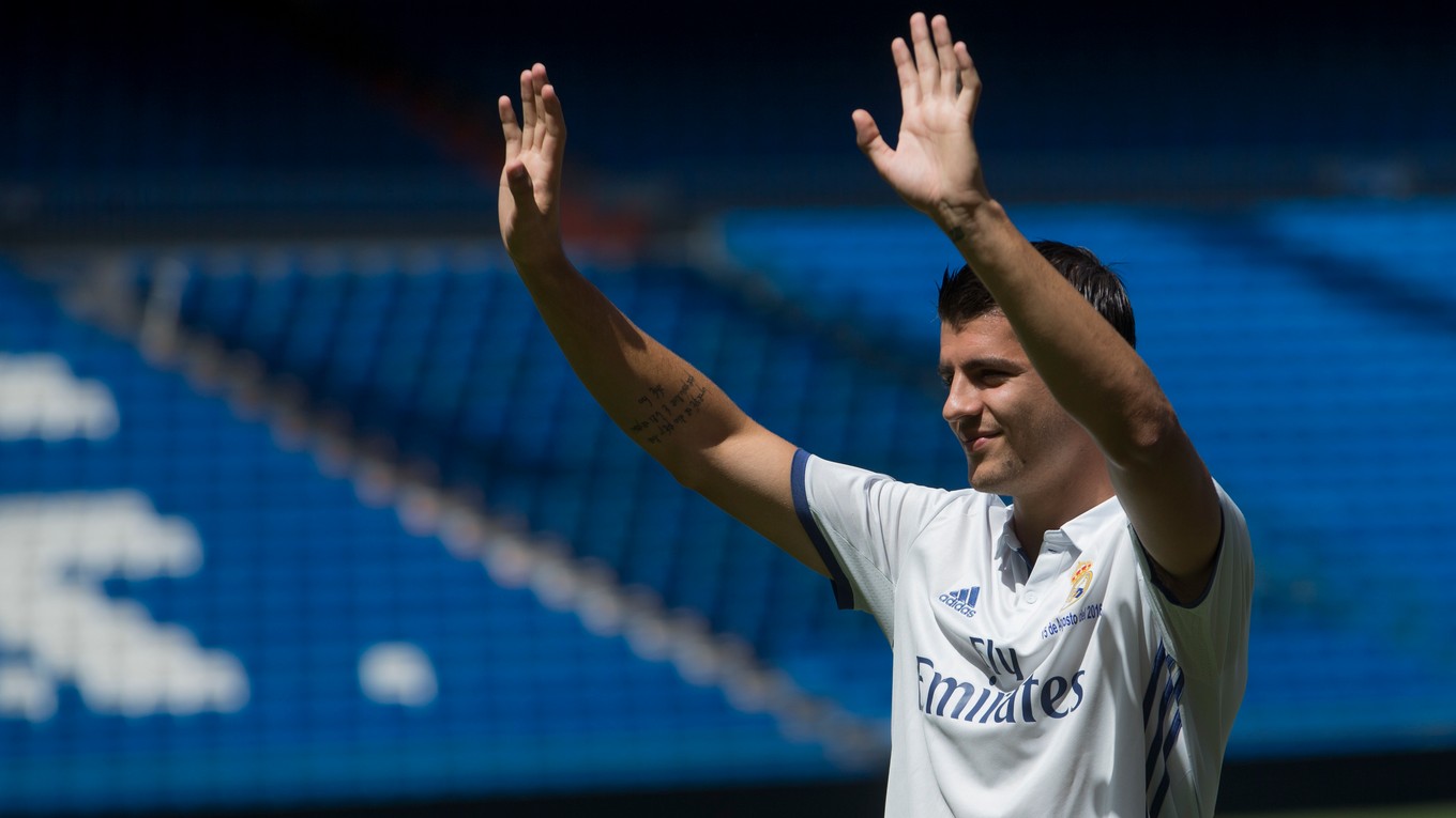 Alvaro Morata sa počas leta vrátil do Realu Madrid.