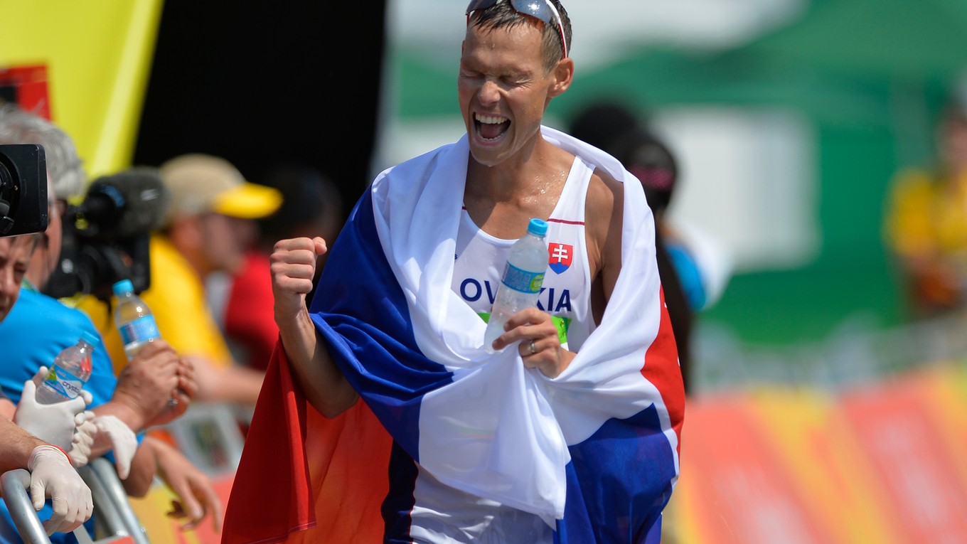 Matej Tóth získal v roku 2016 zlatú olympijskú medailu v chôdzi na 50 km v Riu de Janeiro.