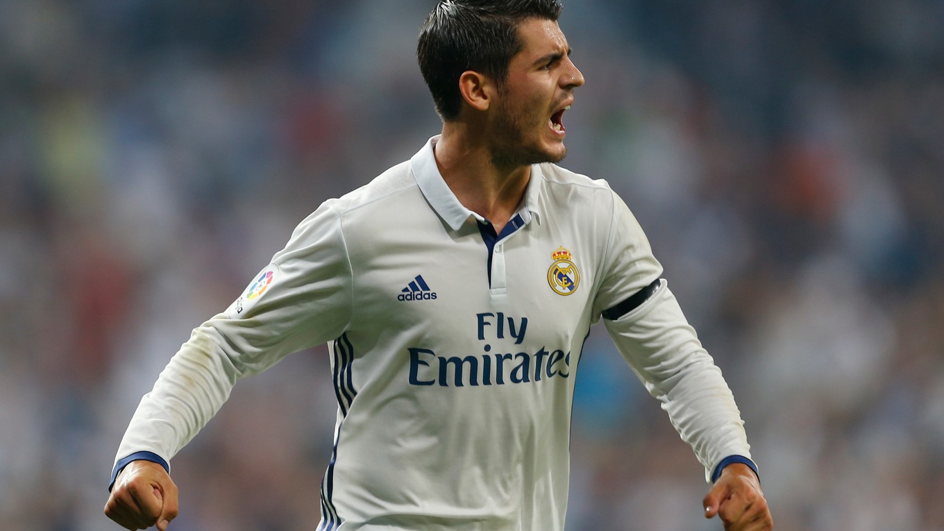 Prvý gól Realu Madrid do siete Celty Vigo strelil Álvaro Morata.