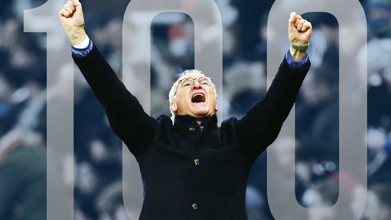 Ranieri oslávil sté víťazstvo.
