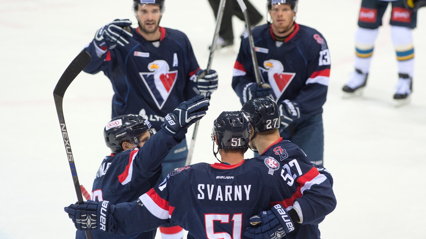 Hokejisti HC Slovan.