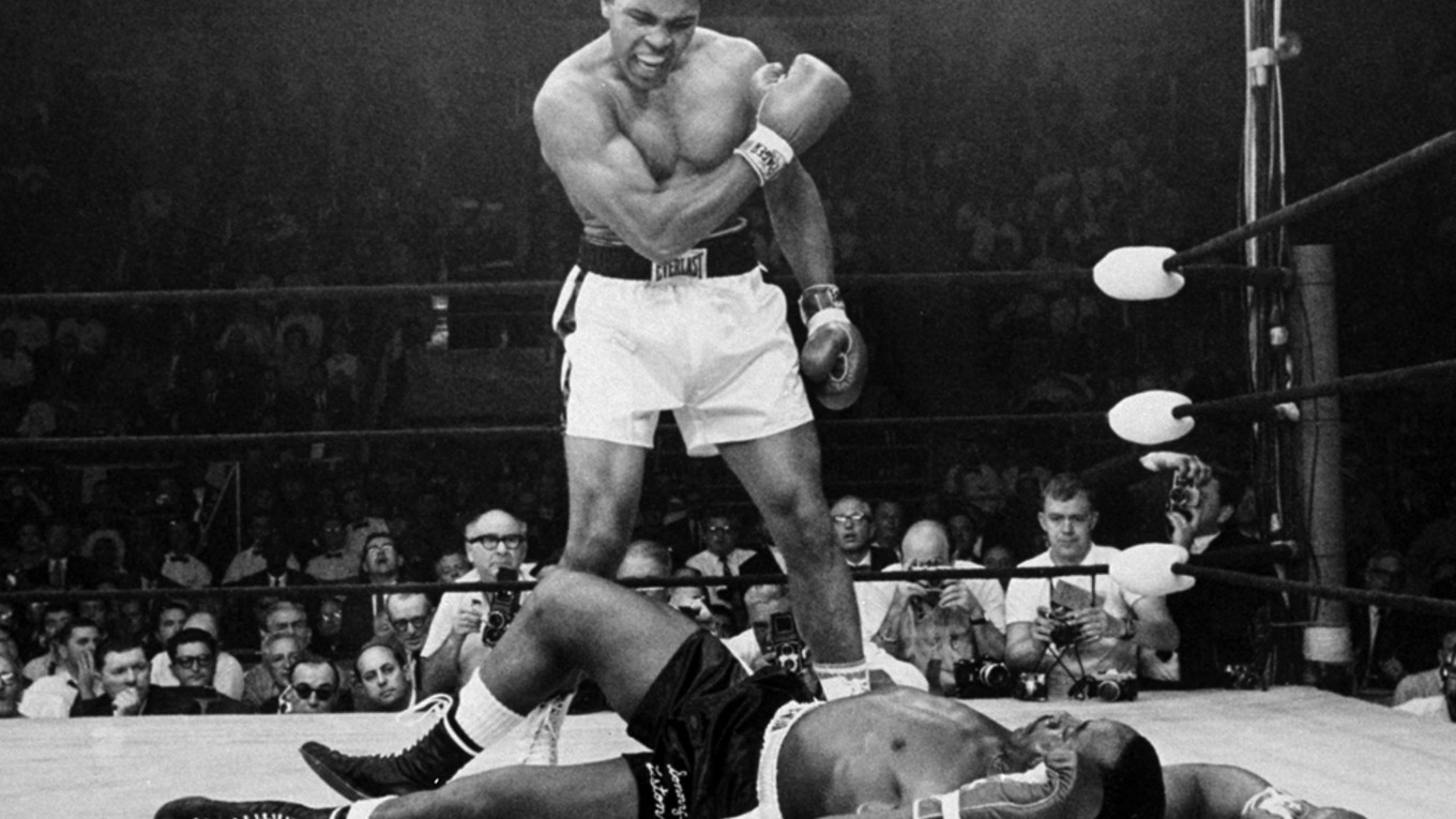 Muhammad Ali  po triumfe nad Sonnym  Listonom.