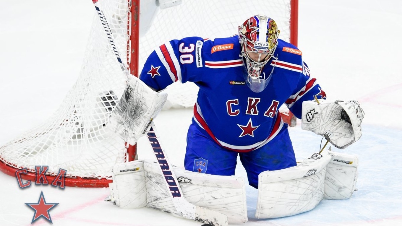 Brankár Petrohradu Igor Šesťorkin nedostal gól už v štyroch zápasoch po sebe.