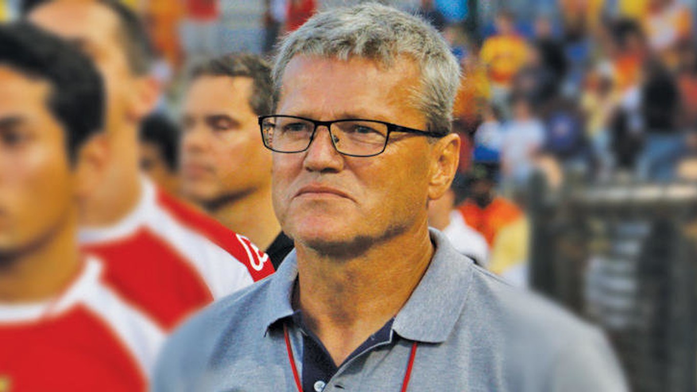 Günter Kronsteiner počas americkej misie. Čoskoro sa stane trénerom futbalistov 1. FC Tatran Prešov