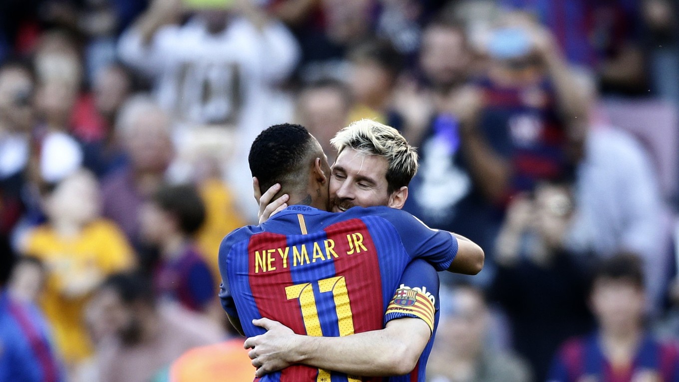 Messi s Neymarom.