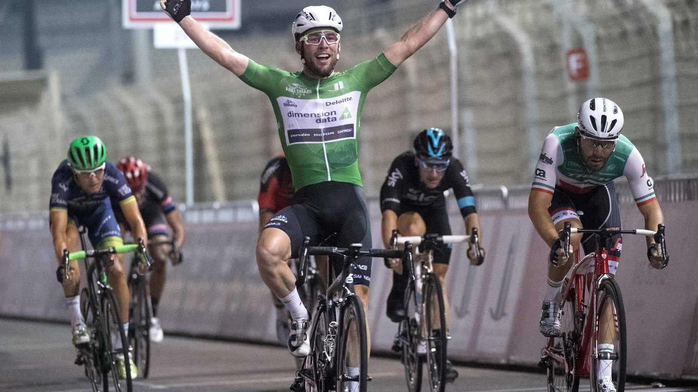Záver v Abú Zabí ovládol Mark Cavendish.