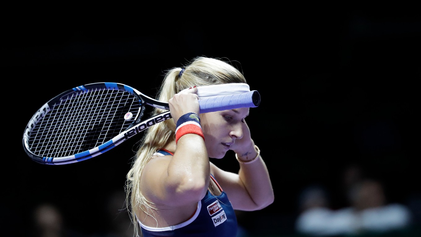 Dominike Cibulkovej zápas s Madison Keysovou nevyšiel.
