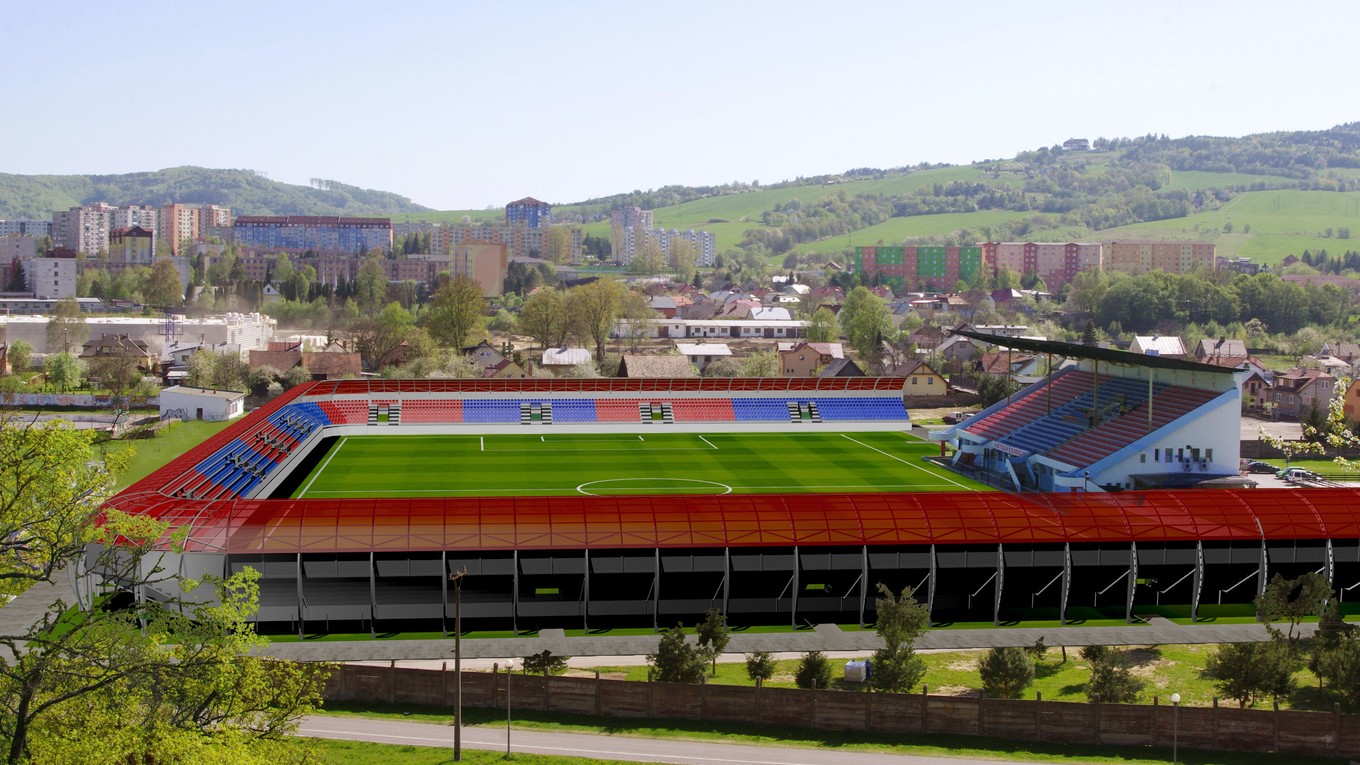 Takto by mal vyzerať štadión v Bardejove po rekonštrukcii.