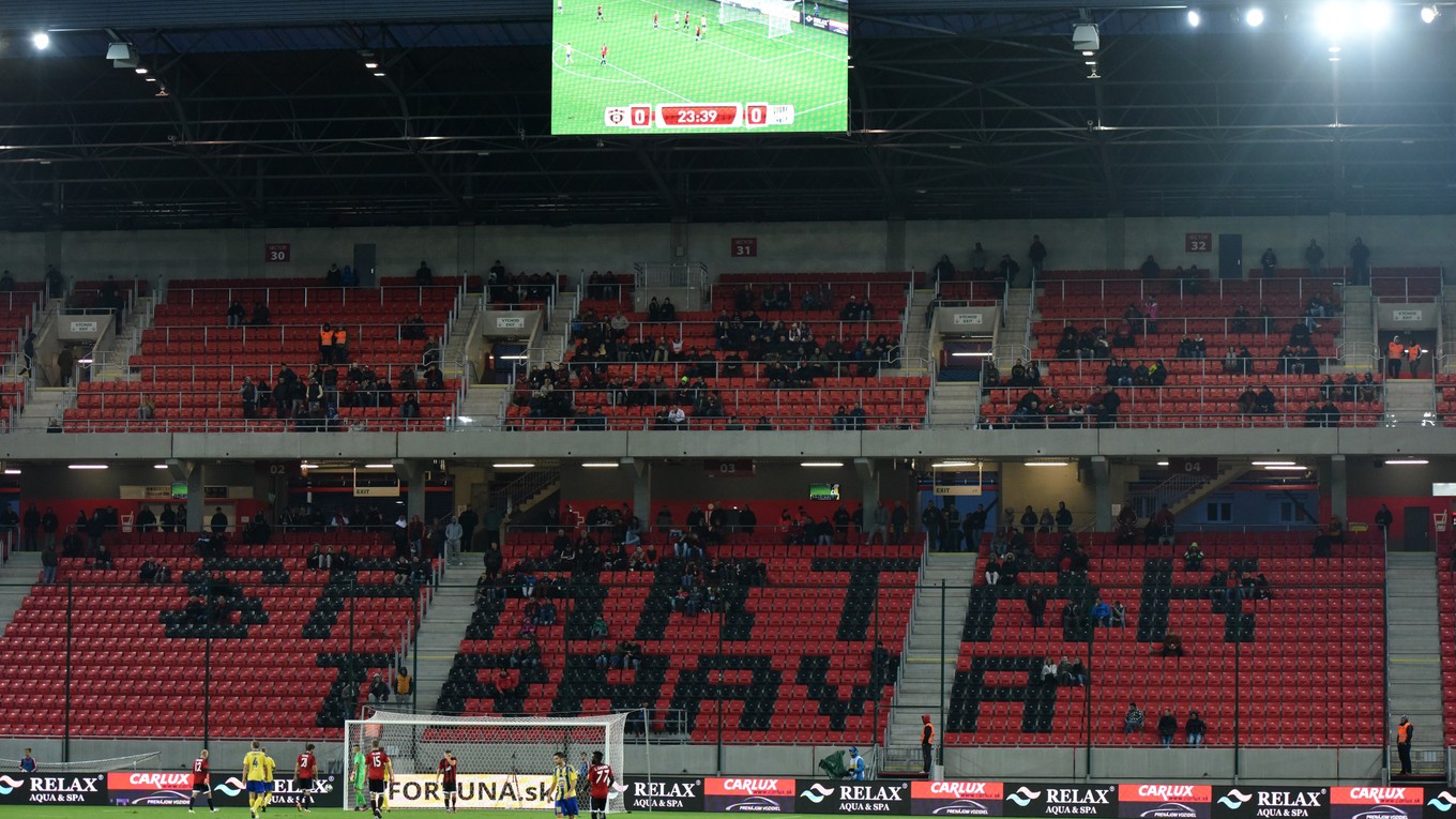 Do Trnavy na zápas proti Ružomberku neprišlo ani dvetisíc fanúšikov.