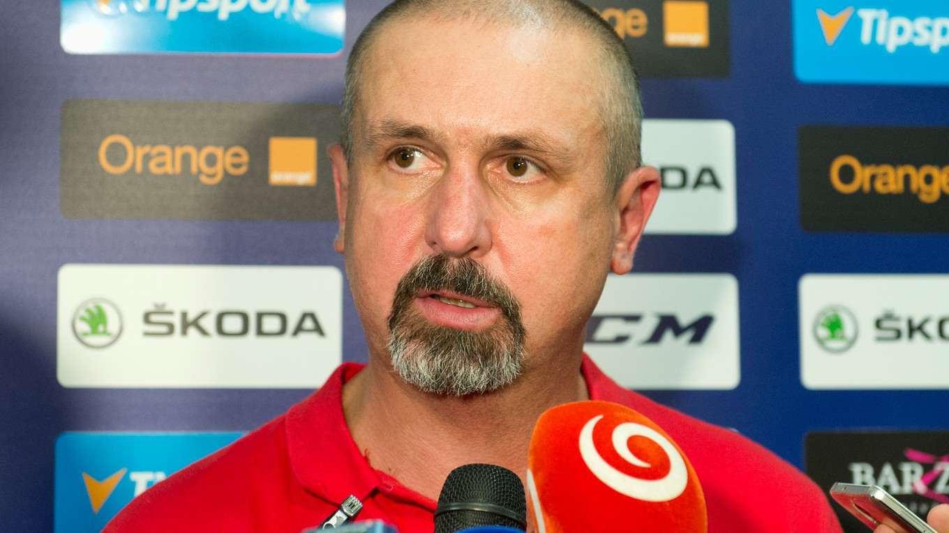 Tréner Zdeno Cíger.