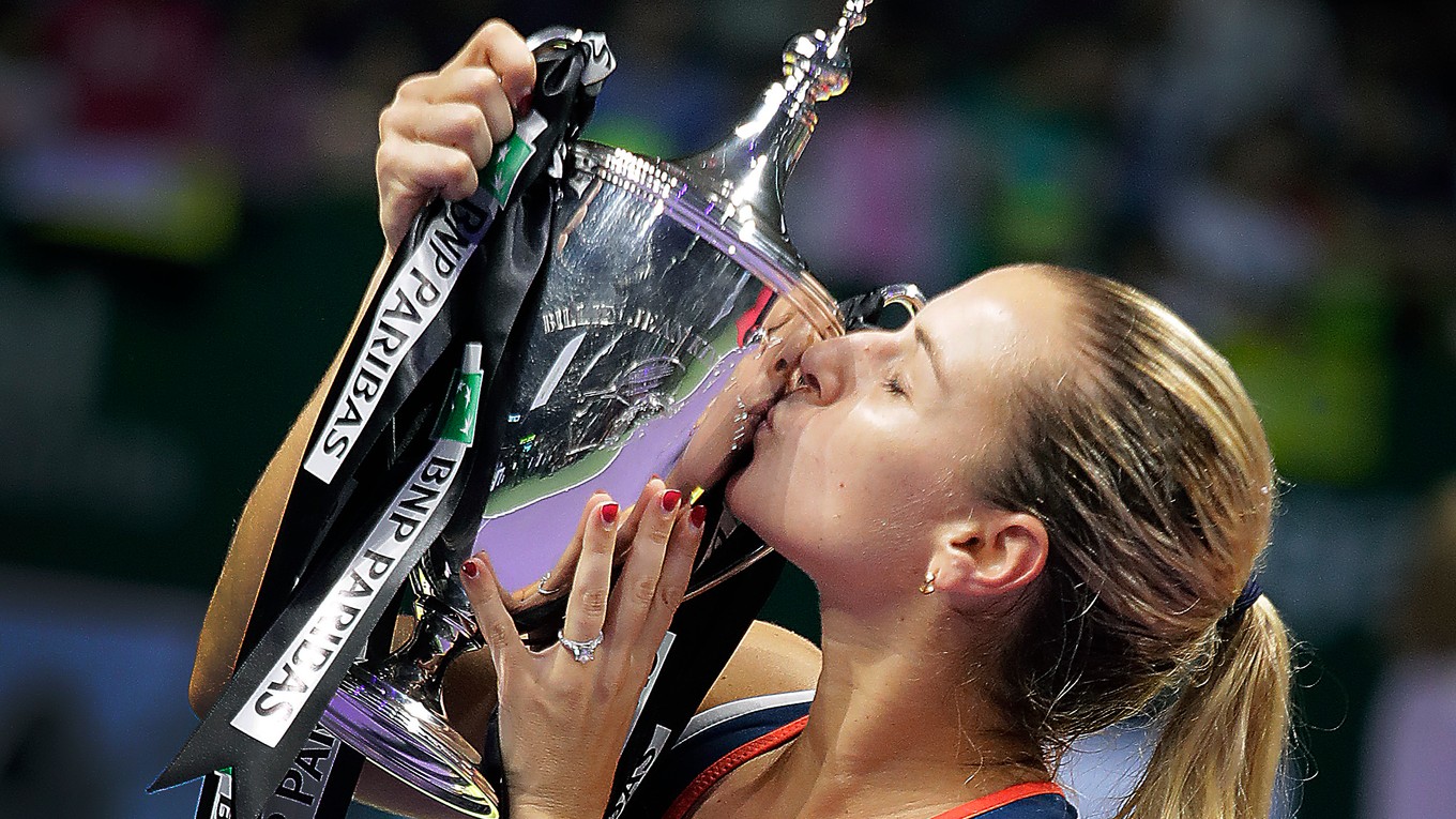 Dominika Cibulková v októbri ovládla prestížny turnaj majsteriek.