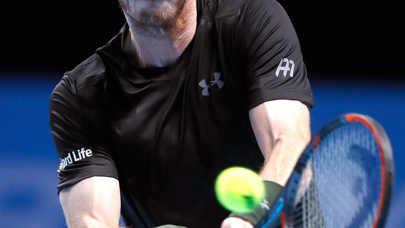 Andy Murray svojho súpera výrazne prevýšil.