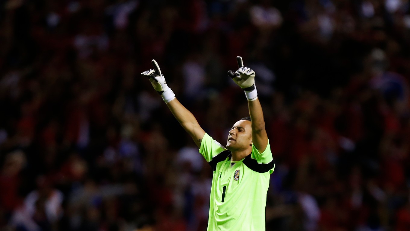 Brankár Kostariky a Realu Madrid Keylor Navas.