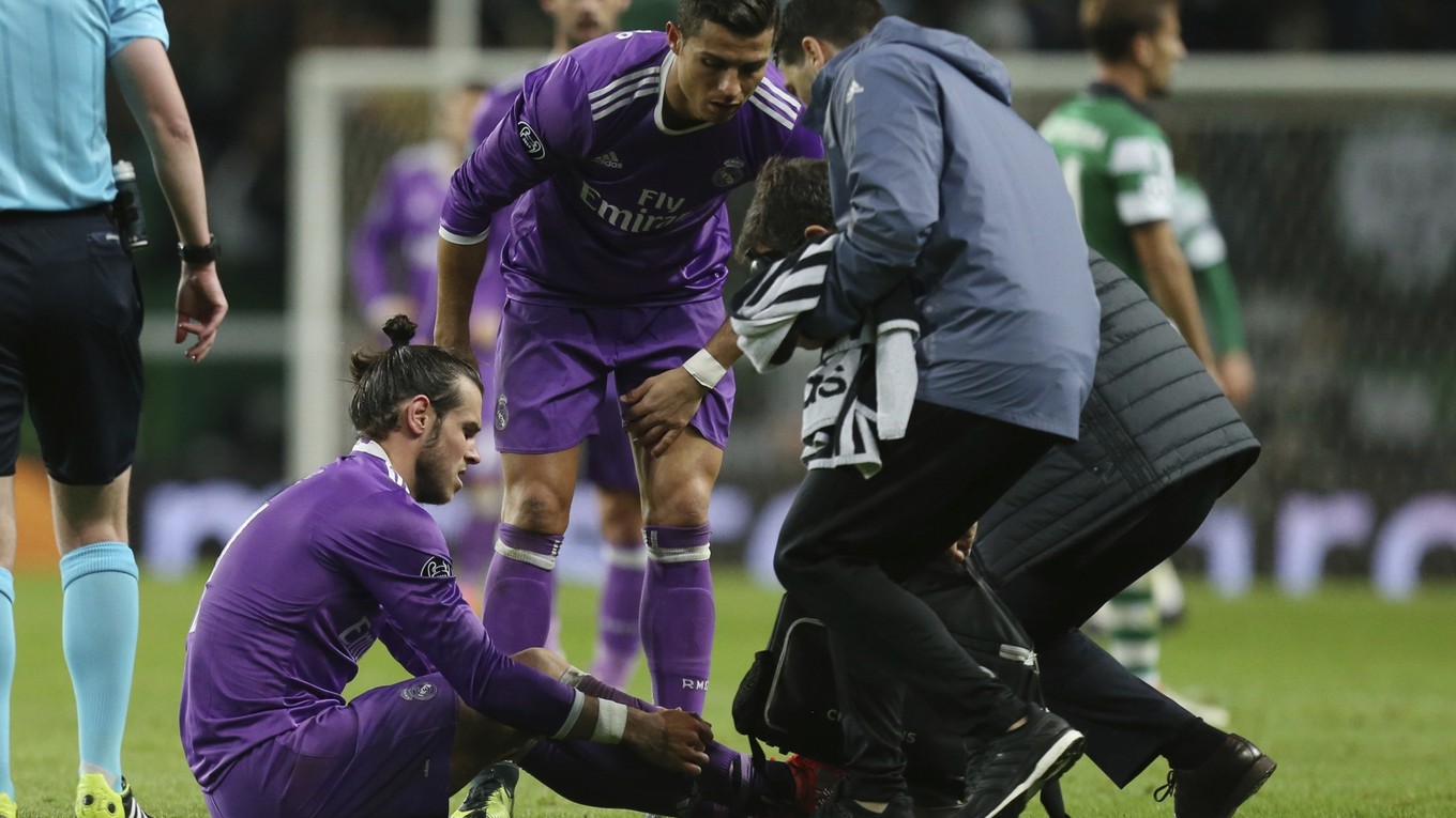 Gareth Bale nedohral utorňajší zápas Ligy majstrov na ihrisku Sportingu Lisabon.