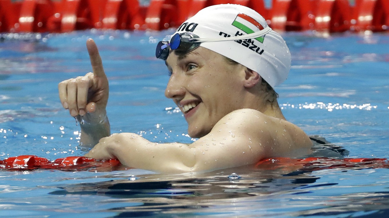 Maďarská plavkyňa Katinka Hosszúová, ilustračná foto.