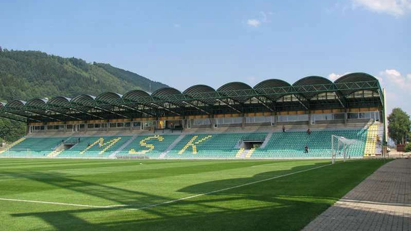 Futbalový štadión MŠK Žilina. 