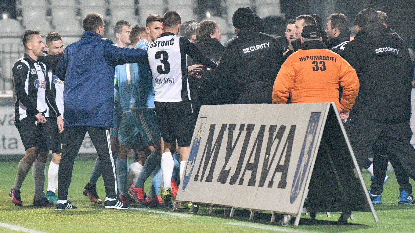 Prezident myjavského klubu nesúhlasí s rozhodnutím Disciplinárnej komisie SFZ, ktorá potrestala Spartak za potýčku v závere zápasu proti Slovanu.