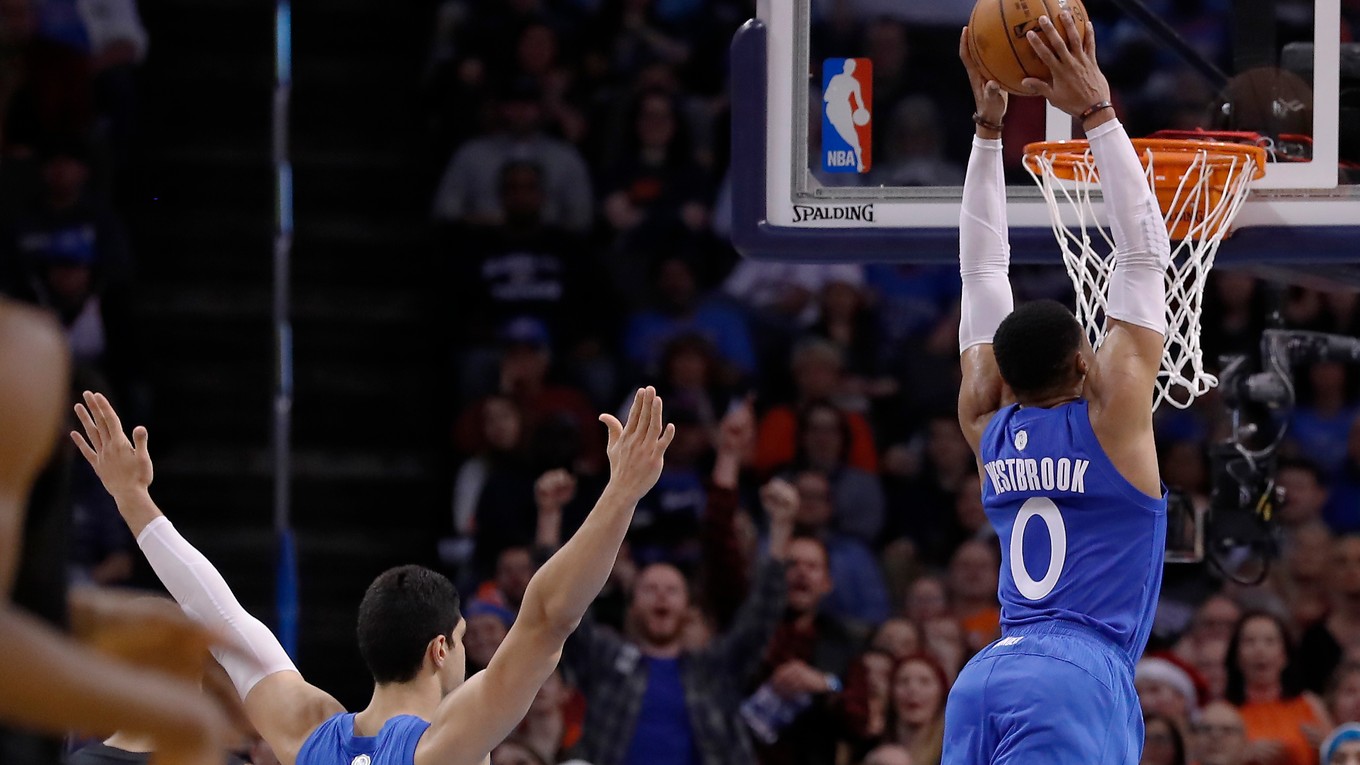 Russell Westbrook má fantastickú formu.