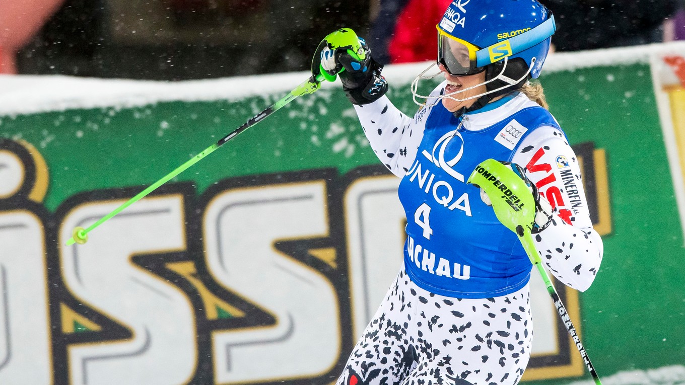 Veronika Velez-Zuzulová vlani vo Flachau vyhrala oba slalomy.