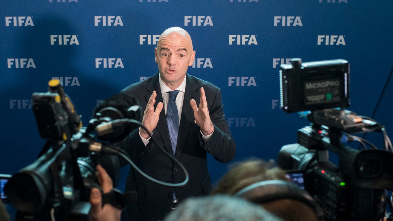 Šéf FIFA Gianni Infantino po kongrese, ktorý rozhodol o rozšírení účastníkov MS.