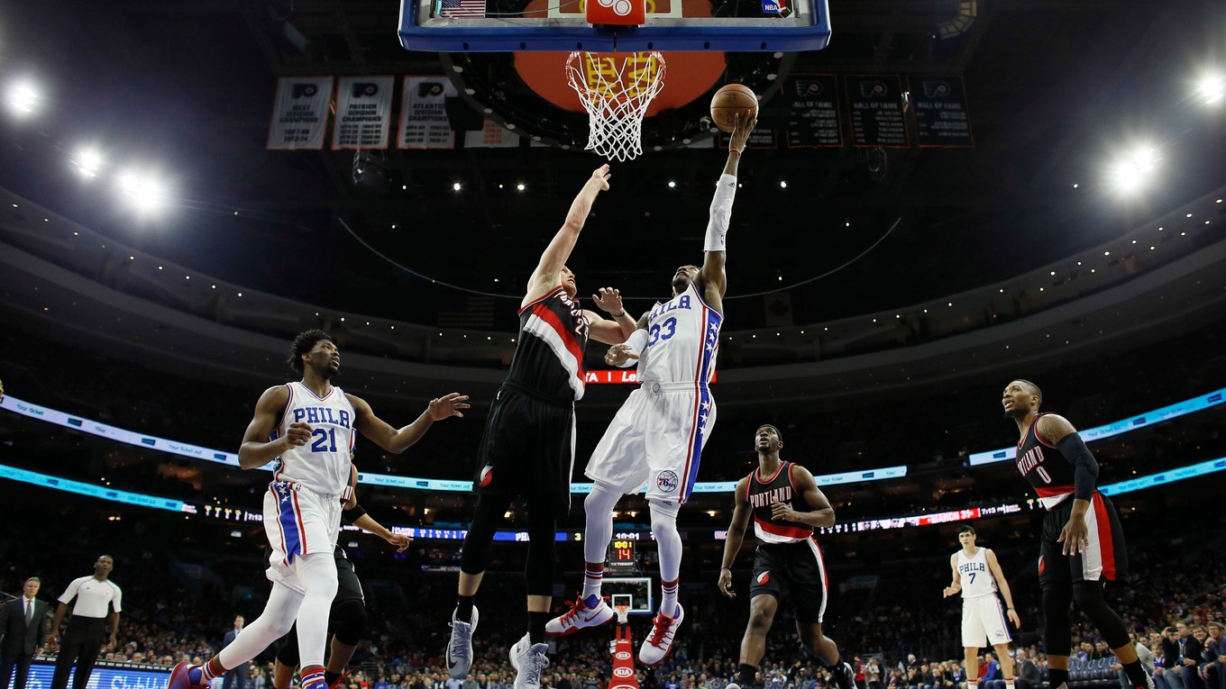 Basketbalisti Philadelphie 76ers zdolali v noci na sobotu v zámorskej NBA Portland Trail Blazers najtesnejším rozdielom 93:92.