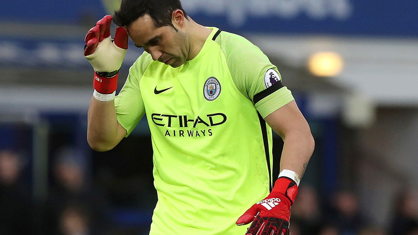 Claudio Bravo nemá v drese Manchesteru City práve najlepšie štatistiky.