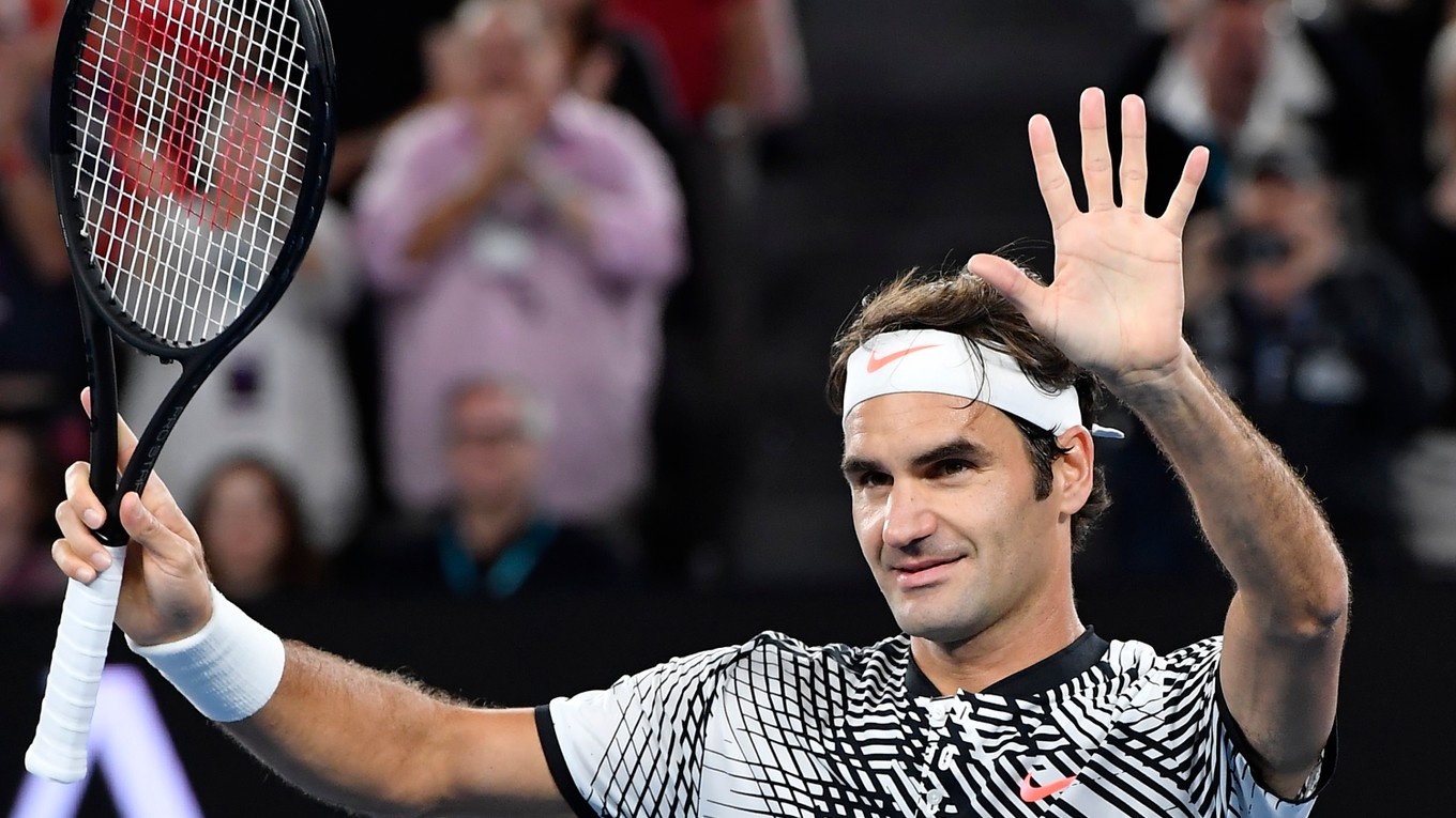 Roger Federer postúpil do svojho 41. grandslamového semifinále v kariére.