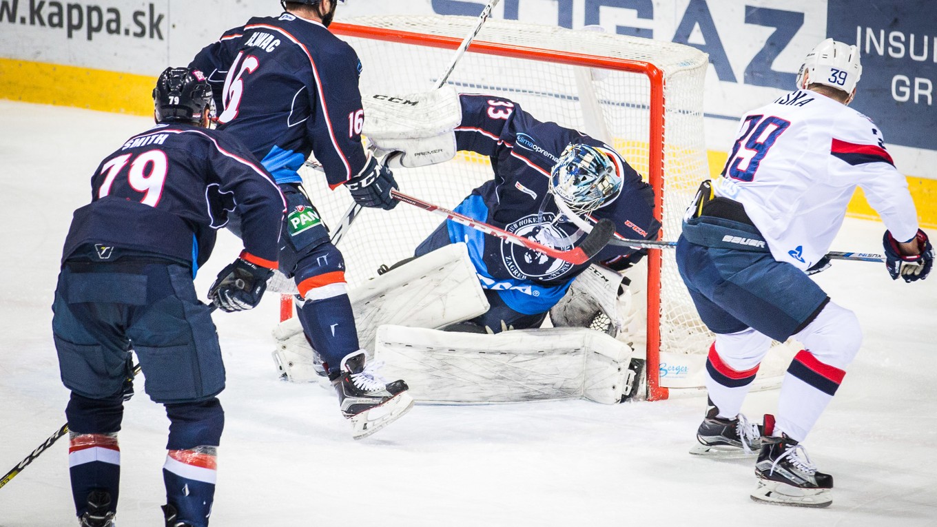 V predposlednom zápase sezóny KHL 2016/2017 si hokejisti Slovana Bratislava pripísali víťazstvo nad Medveščakom Záhreb 5:4 po predĺžení.