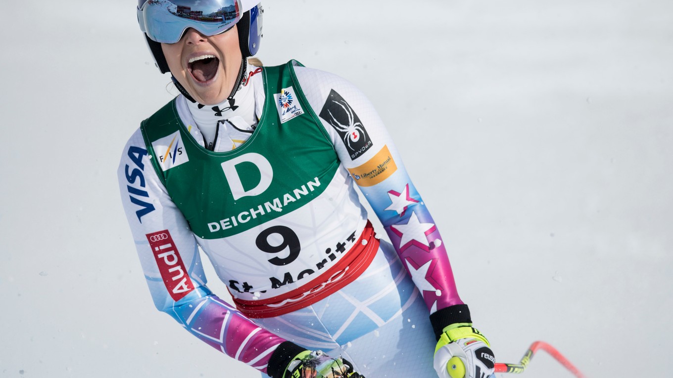 Americká lyžiarka Lindsey Vonnová opustila majstrovstvá sveta vo švajčiarskom St. Moritzi so širokým úsmevom.