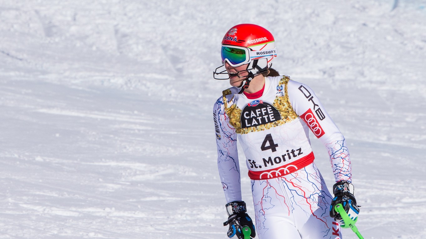 Petra Vlhová je po prvom kole slalomu na štvrtom mieste.