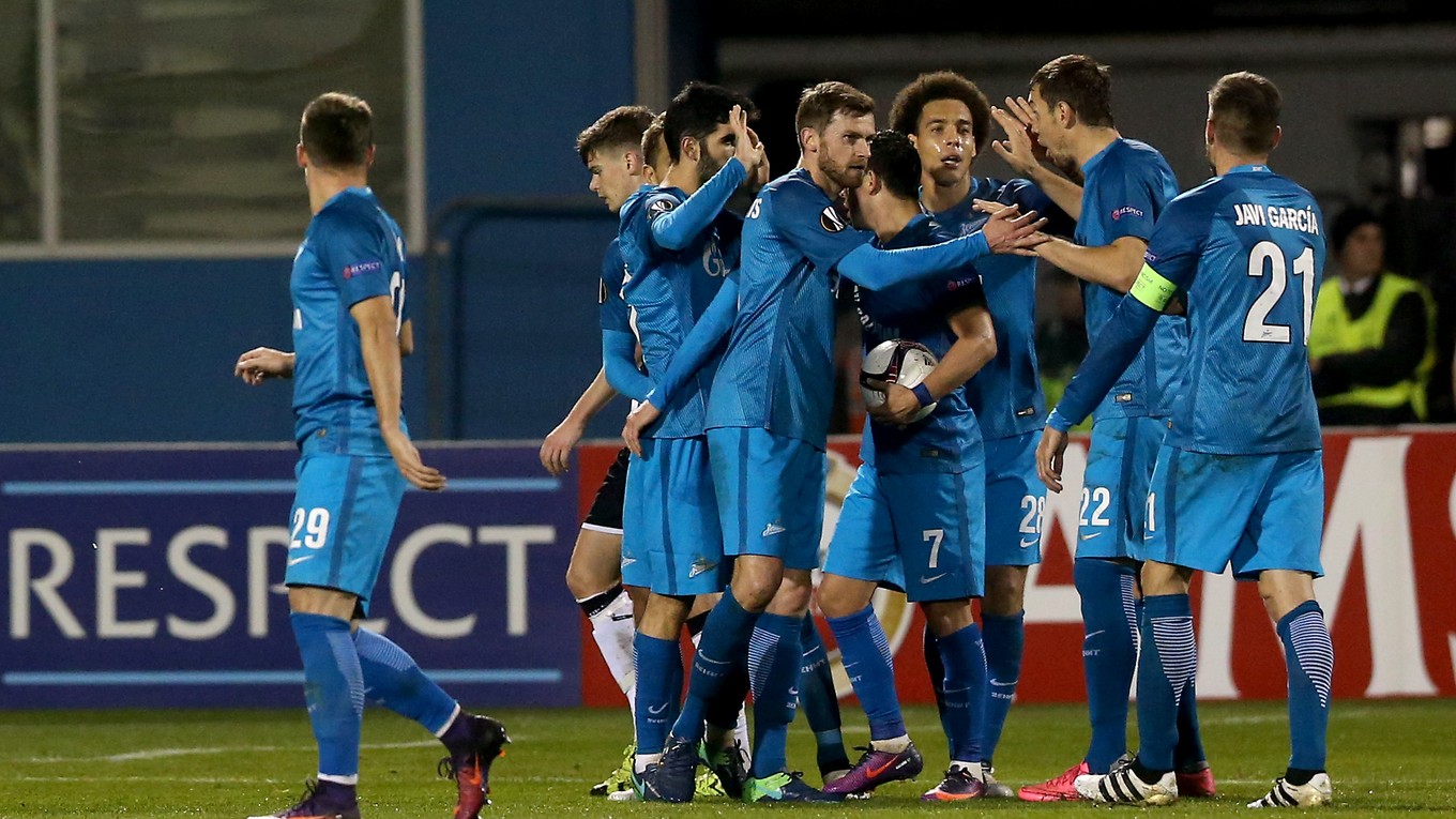 Futbalistov Zenitu Petrohrad čaká ťažká odveta proti Anderlechtu.