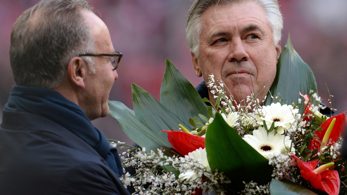 Carla Ancelottiho ocenil aj výkonný šéf Bayernu Mníchov Karl-Heinz Rummenigge.