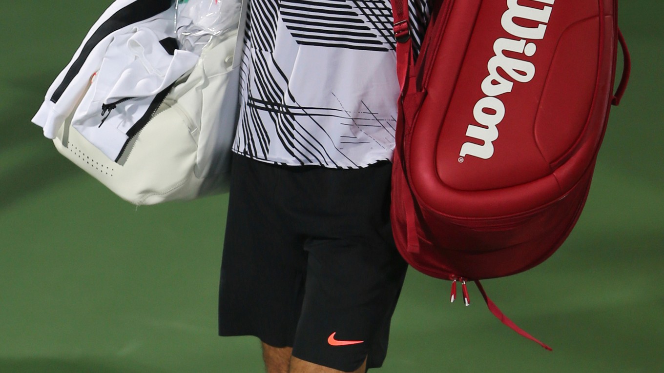 Roger Federer po prehre s Jevgenijom Donským.