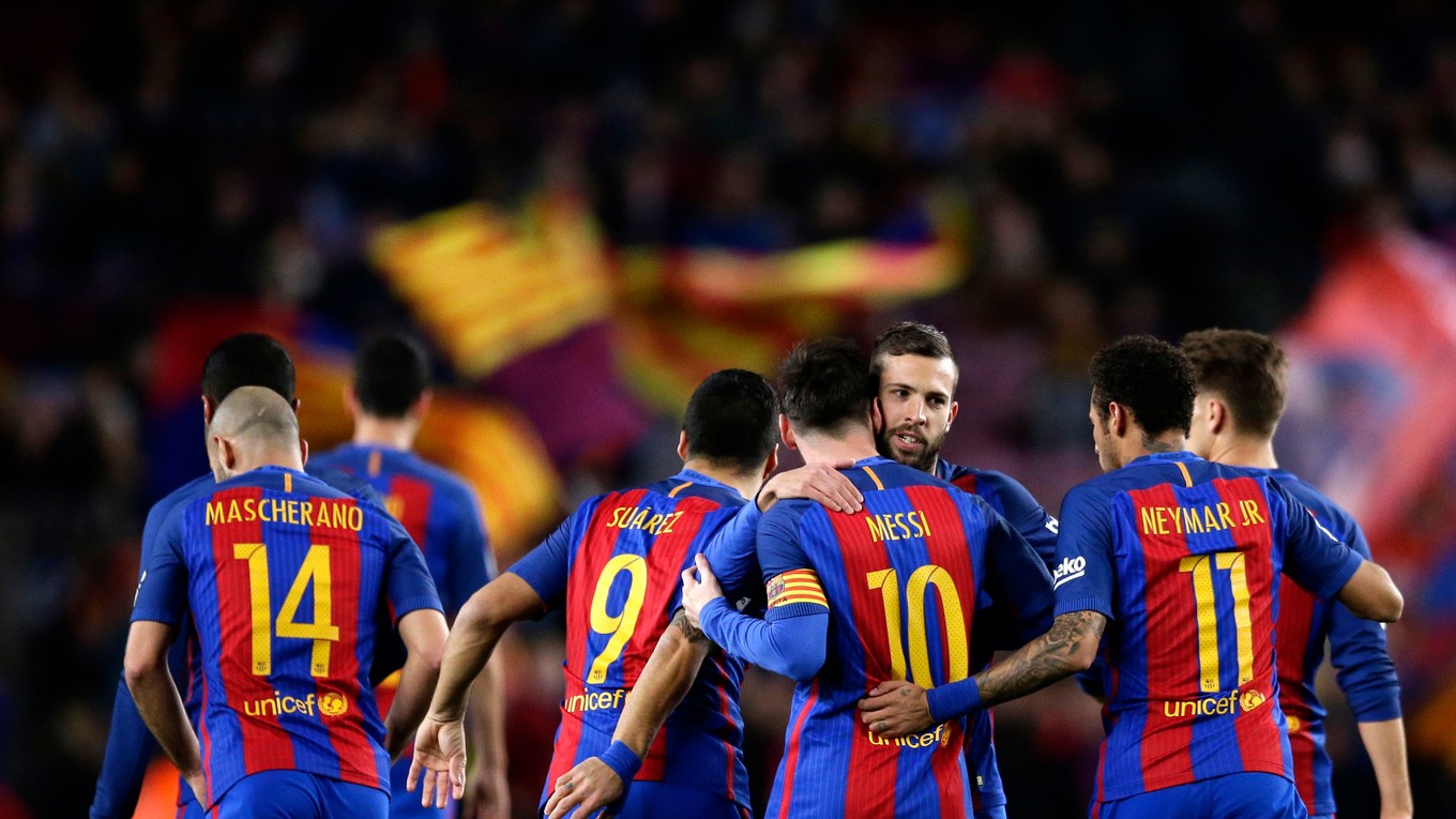 Hráči FC Barcelona predviedli ďalší skvelý výkon.