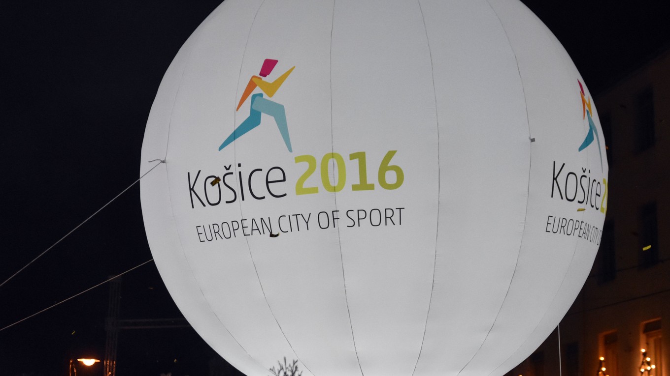 Minulý rok boli Európskym mestom športu Košice.