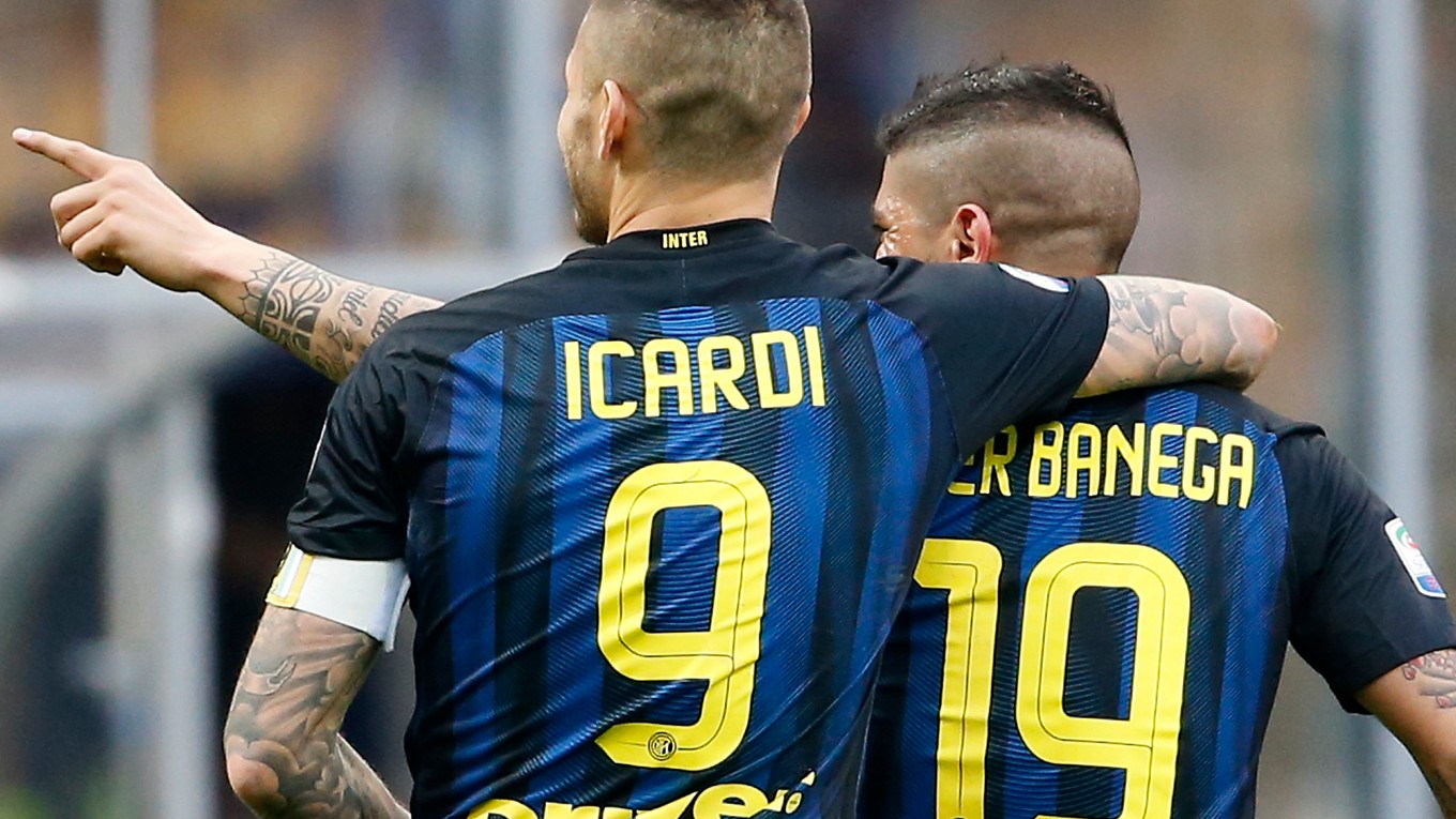 Mauro Icardi a Ever Banega strelili spolu až šesť gólov.