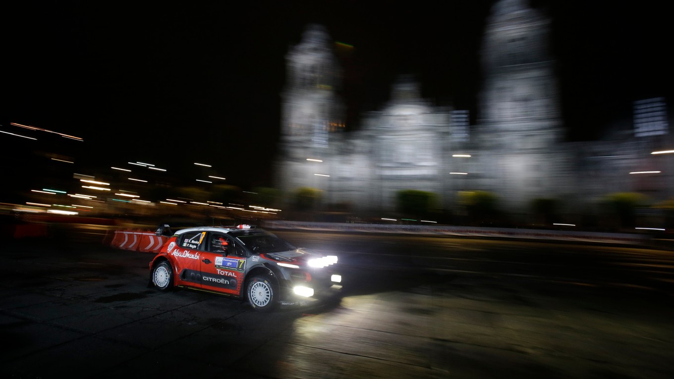 Kris Meeke ovládol podujatie v Mexiku.