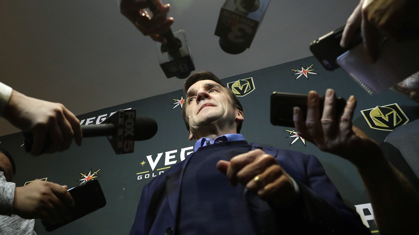 George McPhee, generálny manažér Vegas Golden Knights.