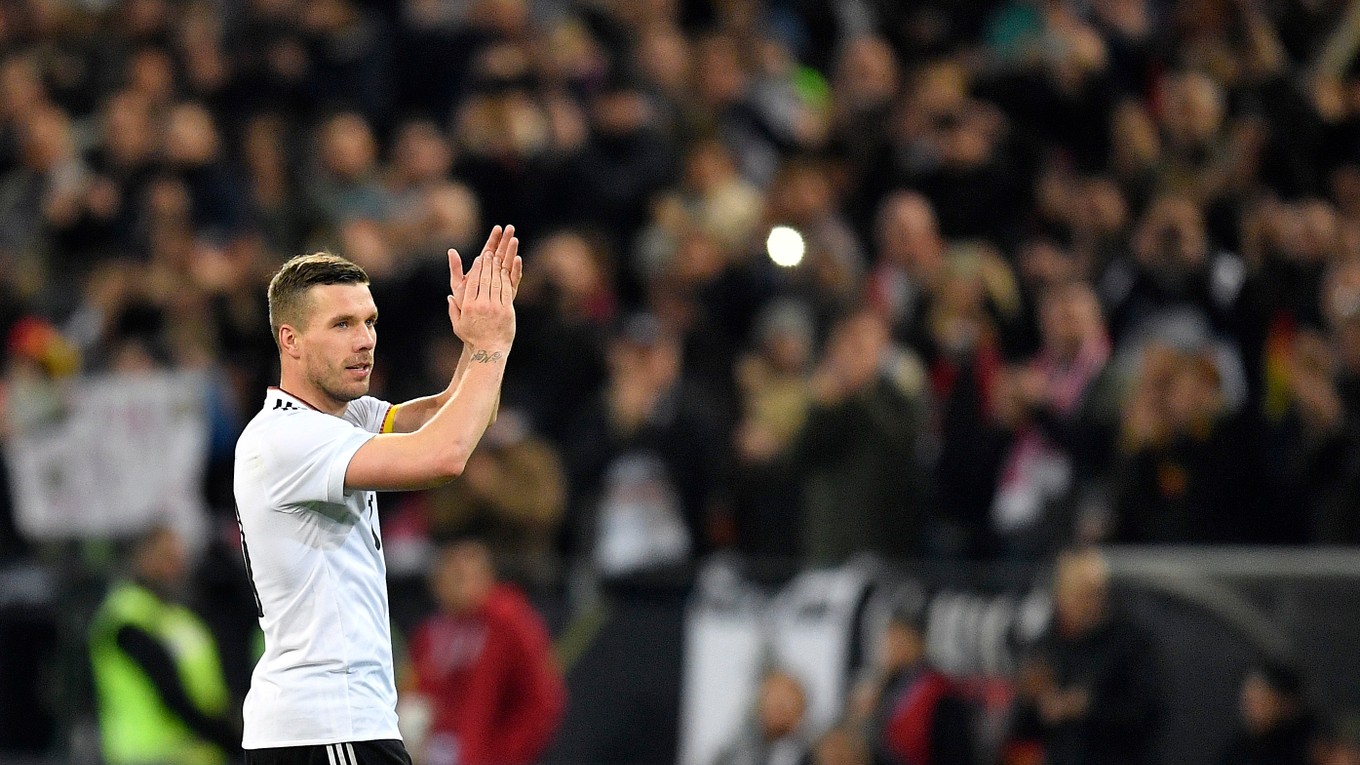 Lukas Podolski sa rozlúčil s nemeckou reprezentáciou.