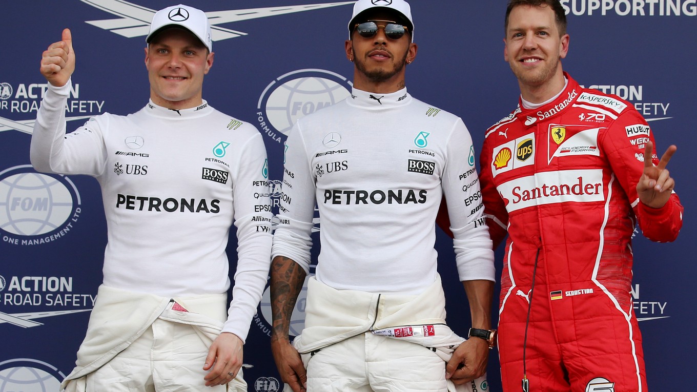 Prví traja jazdci v kvalifikácii na VC Austrálie.