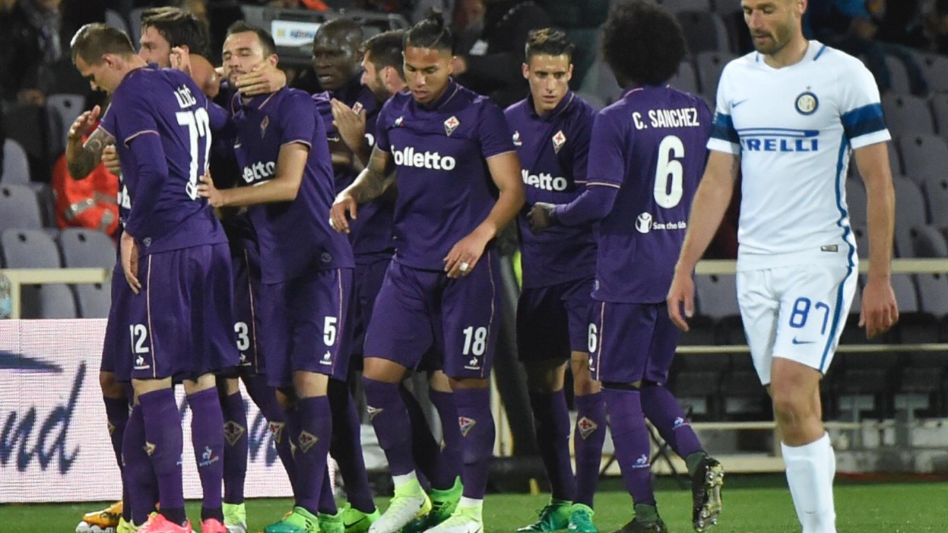 Fiorentina zdolala Inter Miláno 5:4.
