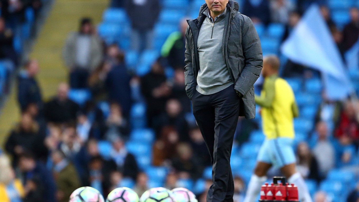 Tréner Manchestru United Jose Mourinho.