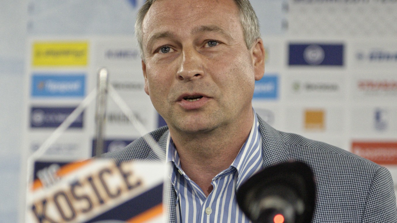 Prezident HC Košice Július Lang.